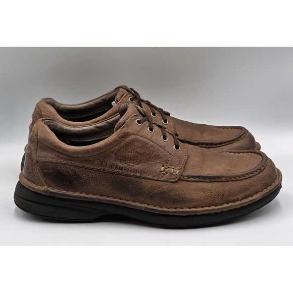 Aetrex CH902M Mens 11 Brown Leather Orthotic Dress Shoes Arch Support Comfort main image 6